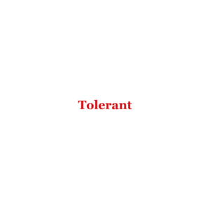 Tolerant, an attribute of an FOI